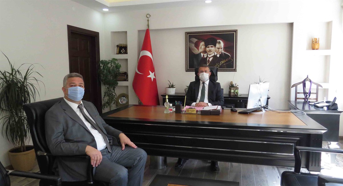 İlçe Emniyet Müdürü Mehmet Akbulut un makam ziyareti.