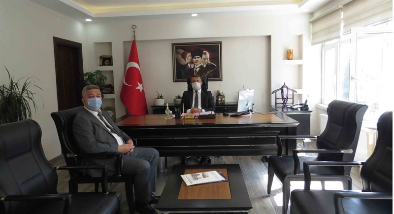 İlçe Emniyet Müdürü Mehmet Akbulut un makam ziyareti.