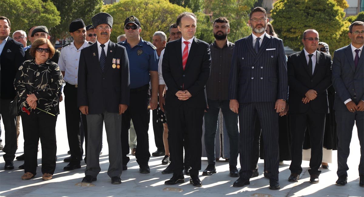 19 Eylül Gaziler Günü Anıt Meydanda düzenlen program ile kutlandı.