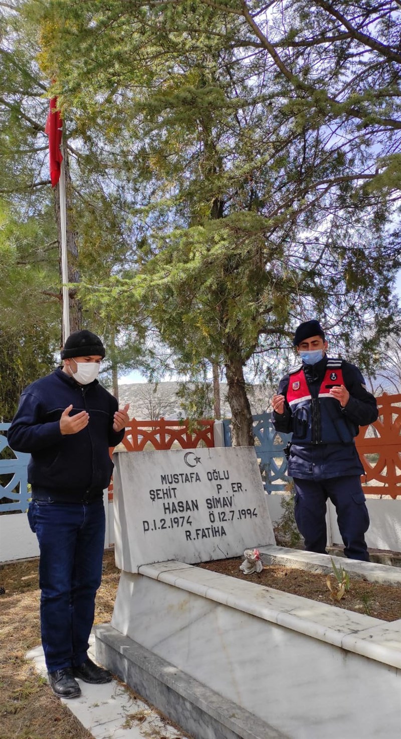 18 Mart Şehitler Günü kapsamında Şehit Mezarı Ziyareti 